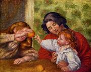 Gabrielle, Jean und ein Madchen Auguste renoir